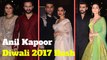 Bollywood Stars Arrive At Anil Kapoor Diwali Party 2017