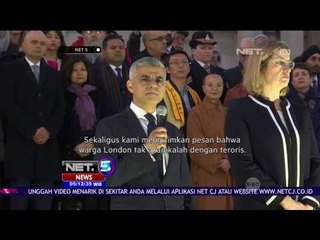 Walikota serta Warga London Adakan Upacara Kenang Korban Terorisme di Jembatan Westminster - NET5