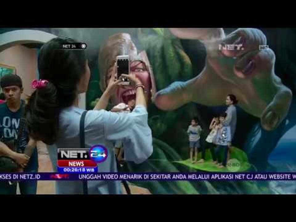 Berpose Kece Dilukisan 3 Dimensi - Net 24