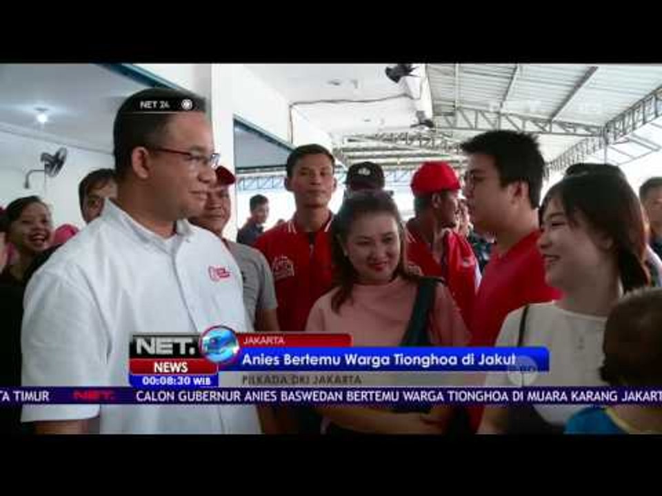 Anies Baswedan Sapa Warga Tionghoa di Muara Karang Jakarta Utara - NET24