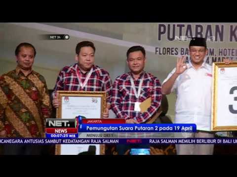 Pasangan Ahok-Djarot Tak Hadiri Rapat Pleno Penetapan Pilkada DKI Putaran Kedua - NET24