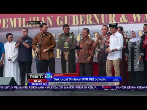 Kedua Paslon Gubernur DKI Jakarta Bacakan Deklarasi Damai - NET24