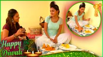 Tejaswi Prakash aka Diya Celebrates Diwali By Eating Chaat & Reveals Her Diet Plans  Diwali 2017