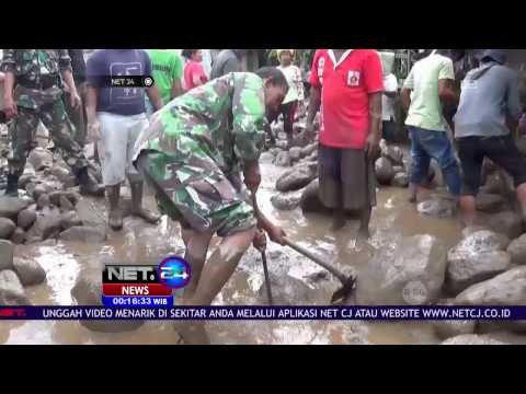 Lahar Hujan Gunung Sinabung Menerjang Permukiman Warga NET24