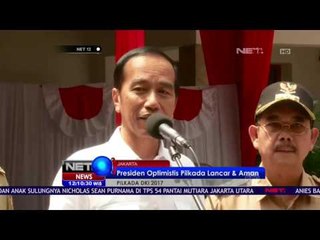 Video herunterladen: Jokowi OptimIs Pilkada DKI Putaran Kedua Berlangsung Aman dan Tertib - NET12