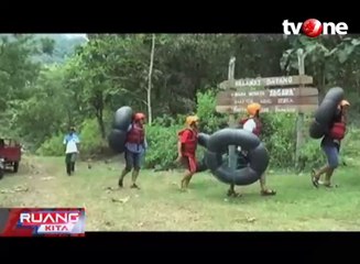 Serunya Menyusuri Derasnya Sungai Marente di Sumbawa