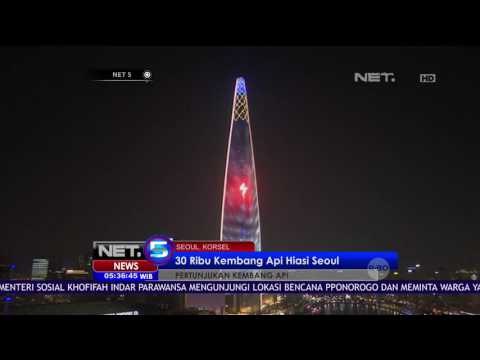 Warna-warni Kembang Api Semarakkan Langit Kota Seoul - NET5