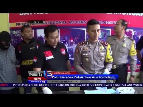 Polisi Gerebek Pabrik Ikan Asin Berformalin - NET5