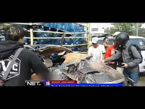 Kecelakaan Maut Antara Truk dengan Minibus Sebabkan Tiga Orang Tewas - NET 16