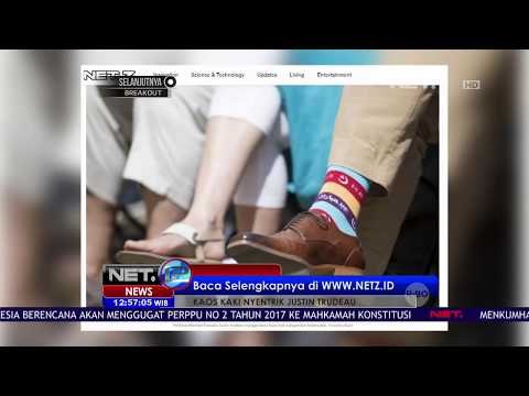 Kaos Kaki Nyentrik Justin Trudeau - NET12