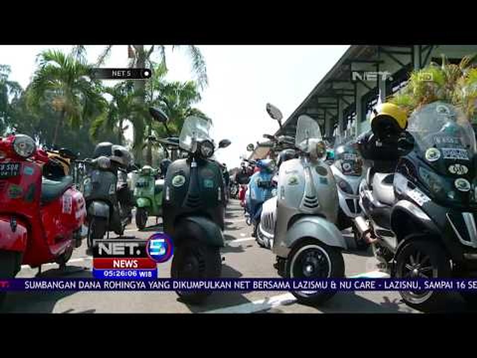 Jelajah Yogyakarta Naik Vespa Dalam Gelaran Asia Vespa Days 2017 - NET5