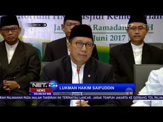 1 Syawal 1438 Jatuh Pada Tanggal 25 Juni 2017 - Net 24