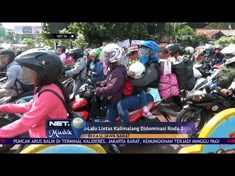 Lalu Lintas Dipadati Kendaraan Roda Dua di Kalimalang - Net 16