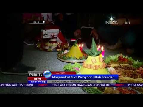 Masyarakat Merayakan Ulang Tahun Presiden Joko Widodo - NET5