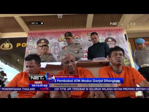 Tiga Pembobol ATM Modus Ganjal Ditangkap - NET24