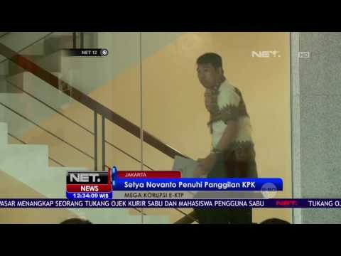 Setya Novanto Penuhi Panggilan KPK - Net 12
