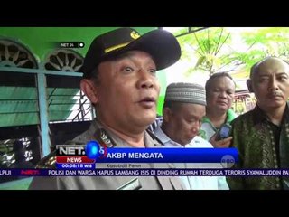 Polisi dan Warga Hapus Lambang ISIS - NET 24