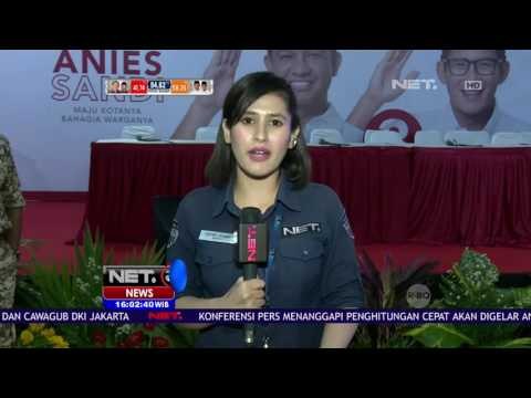 Live Report - Kemeriahan Para Pendukung No 3 di Kantor DPP Gerindra - NET 16