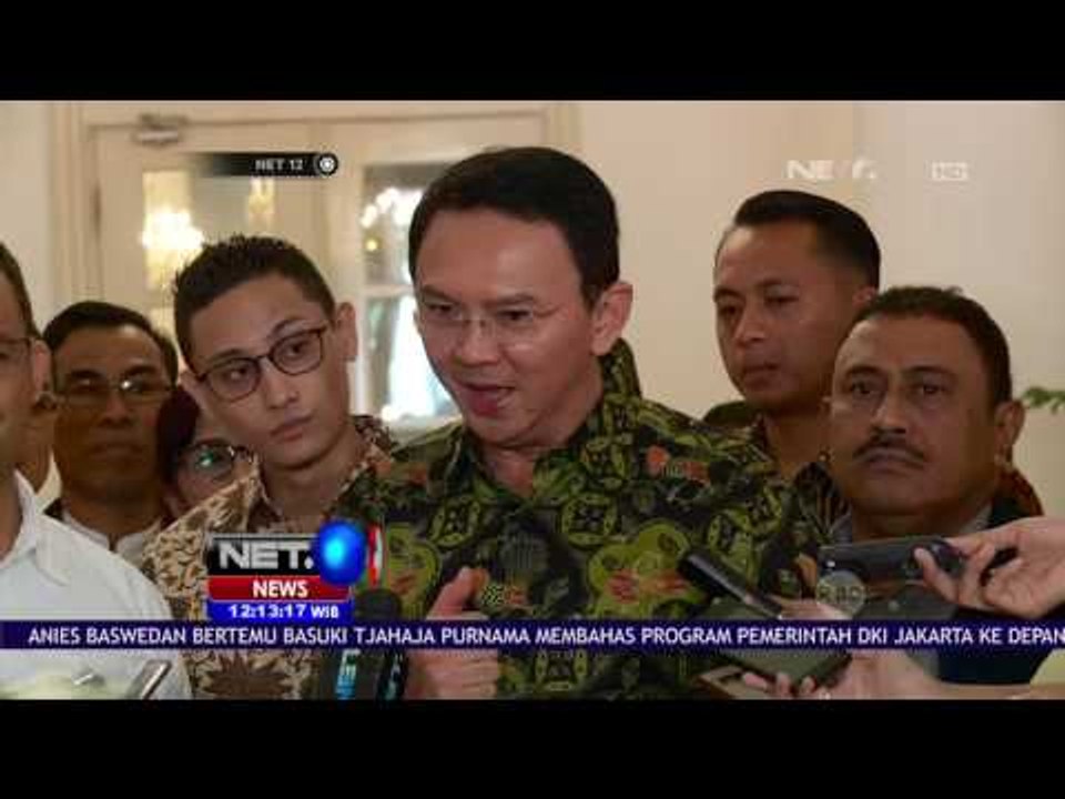 Anies Sambangi Ahok di Balai Kota DKI Kamis Pagi - NET12