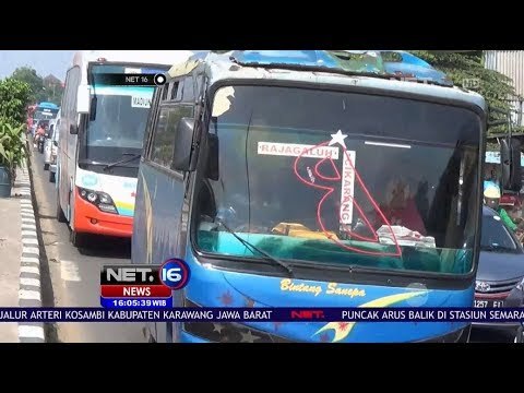 Antrean Kendaraan Memadati Jalur Pantura - Net 16