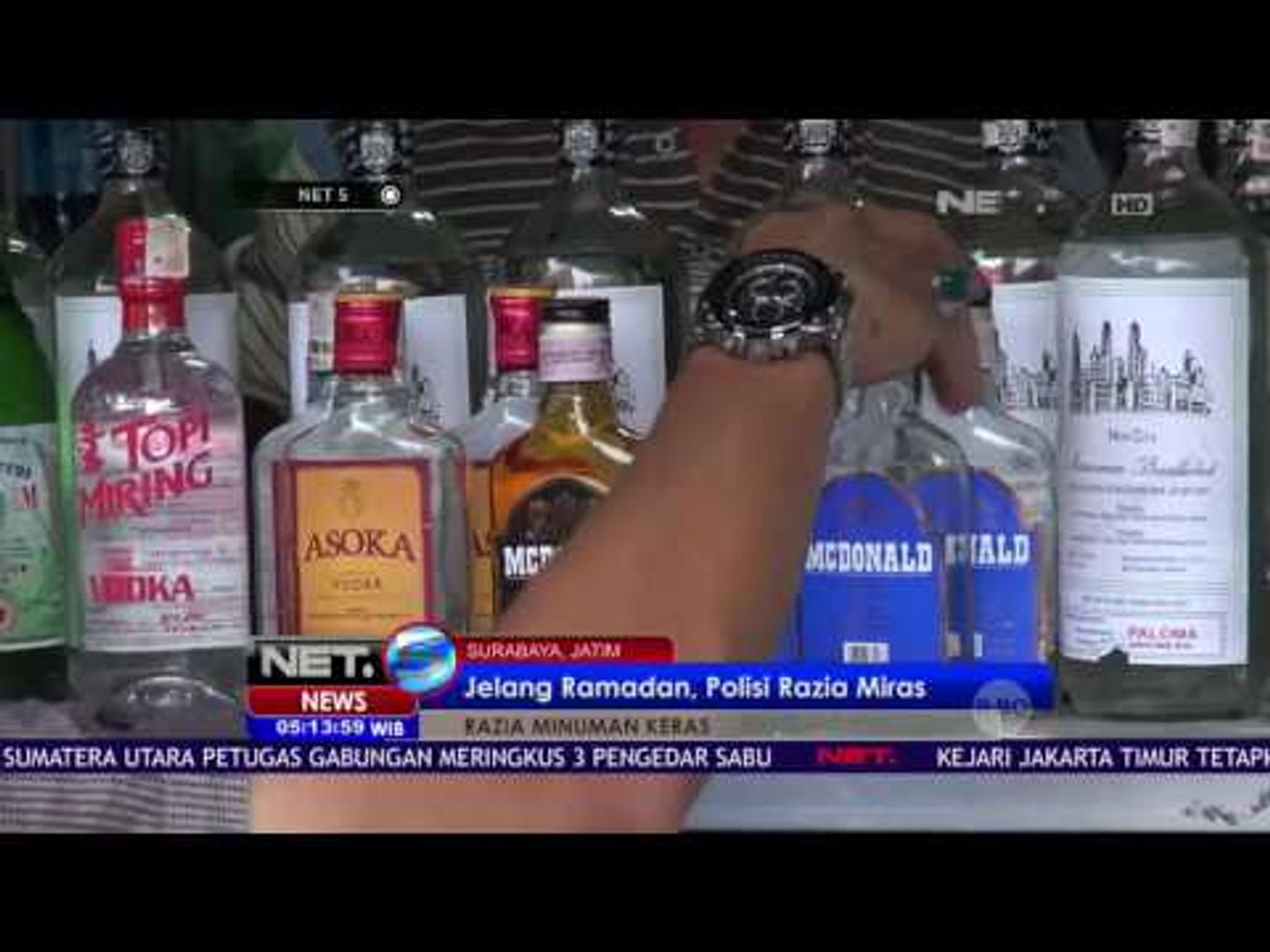 Razia Minuman Beralkohol Net5 Video Dailymotion