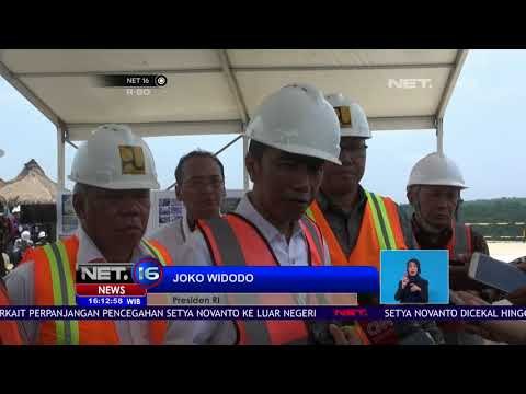 Presiden Jokowi Tinjau Waduk Karian - NET16