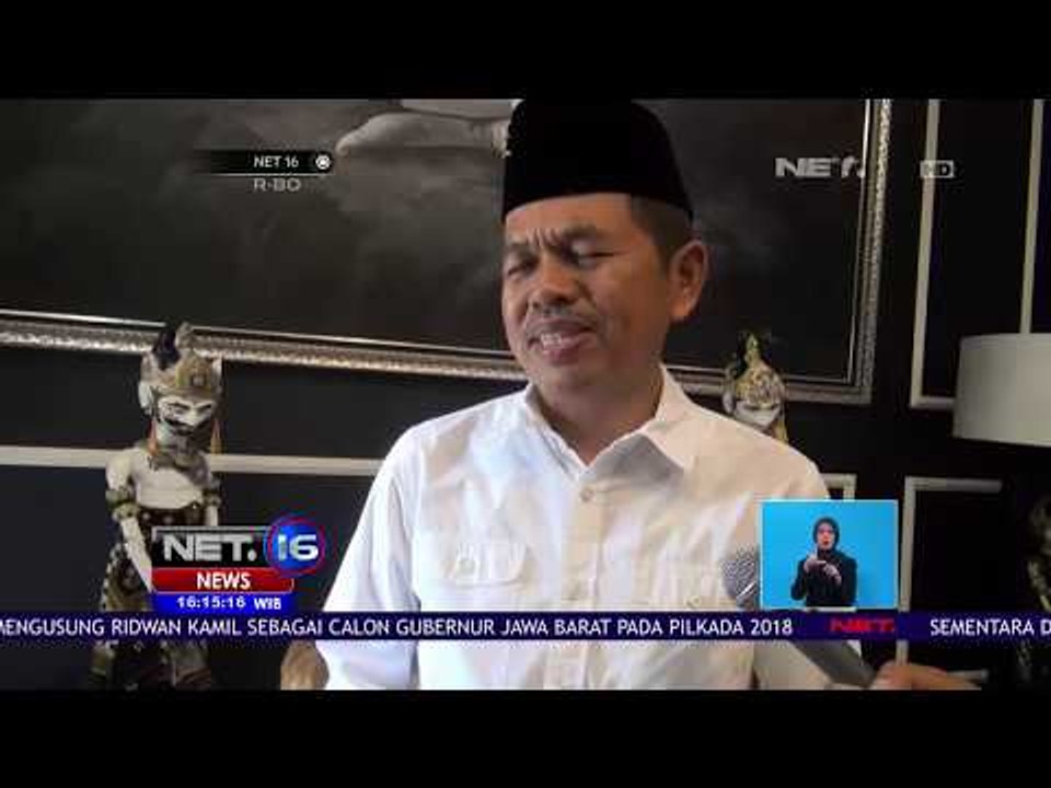 Tanggapi Keputusan Setnov Soal Paslon Gubernur, Dedi Mulyadi Heran NET16