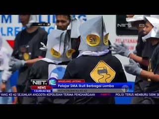 Siswa SMA Di Magelang Ikut Ramaikan Hari Jadi Polantas - NET12