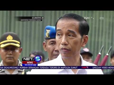 Presiden Jokowi Bagikan 400 Sembako Pada Warga Solo - Net 5