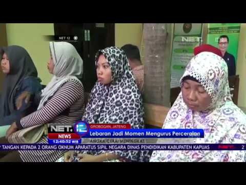 Angka Perceraian Meningkat - NET 12