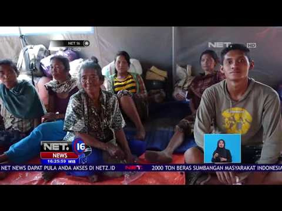 Erupsi Gunung Agung, Ratusan Warga Karangasem Mengungsi Ke Buleleng - NET16