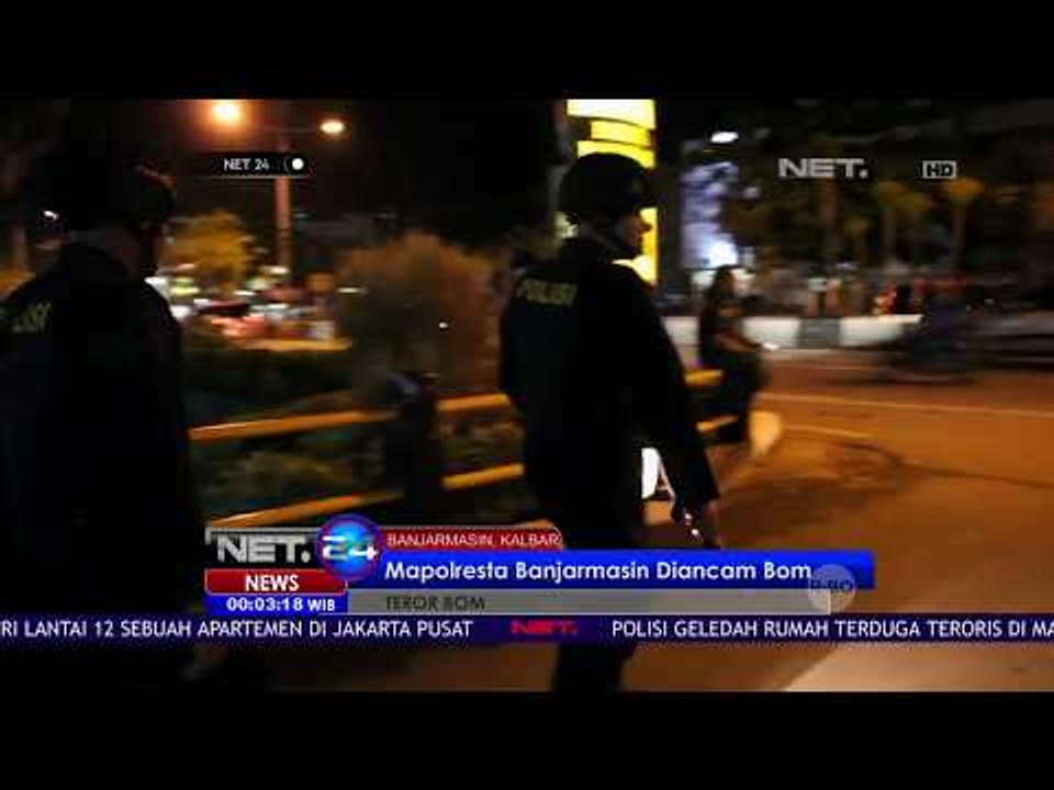 Mapolresta Banjarmasin Diancam Bom - NET24