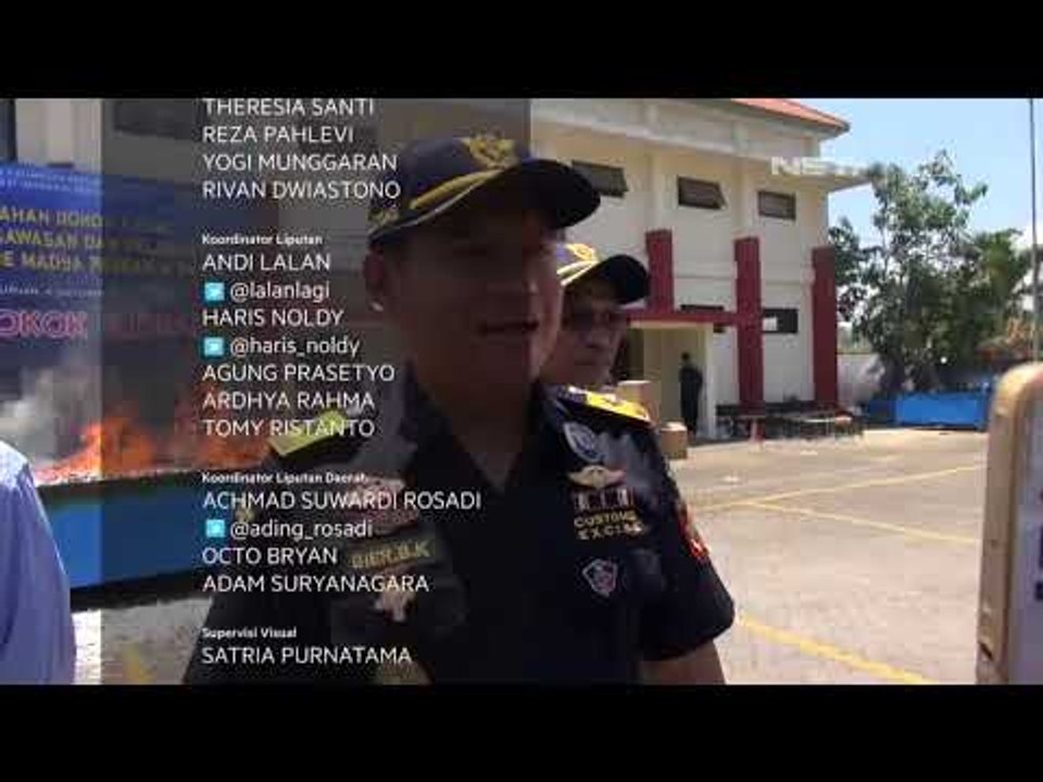 Ledakan Rokok Ilegal Saat Dimusnahkan Kagetkan Petugas - NET5