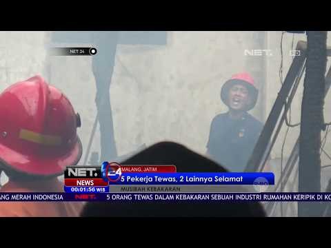 Kebakaran Hanguskan Industri Keripik Rumahan, 5 Pekerja Tewas - NET24