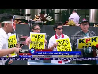 Koalisi Save KPK Parodikan Ping Pong Setya Novanto - NET5