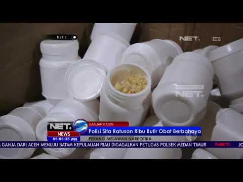 Sebuah Rumah di Banjarmasin Digerebek, Polisi Sita Ratusan Ribu Pil Koplo - NET5