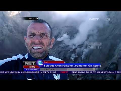 Viral, Warga Negara Prancis Ini Berhasil Sampai Di Kawah Gunung Agung - NET12