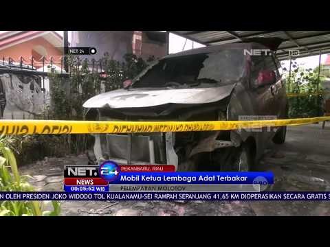 Mobil Milik Ketua Lembaga Adat Melayu Hancur Diteror Bom Molotov - NET24