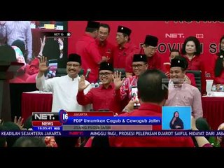 Download Video: PDIP Umumkan Calon Gubernur dan Wakil Gubernur - NET16