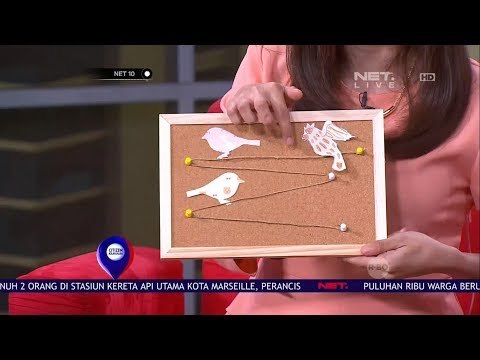 Membuat Hiasan Dinding dari Kertas - NET10