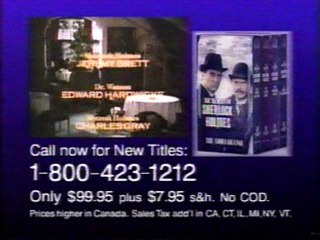 A&E Sherlock Holmes Episode Unknown #7 Credits