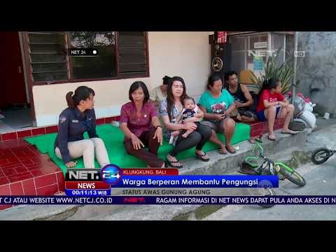 Pengungsi Gunung Agung Membludak, Warga Sipil Tampung Pengungsi Di Rumah Pribadi - NET24