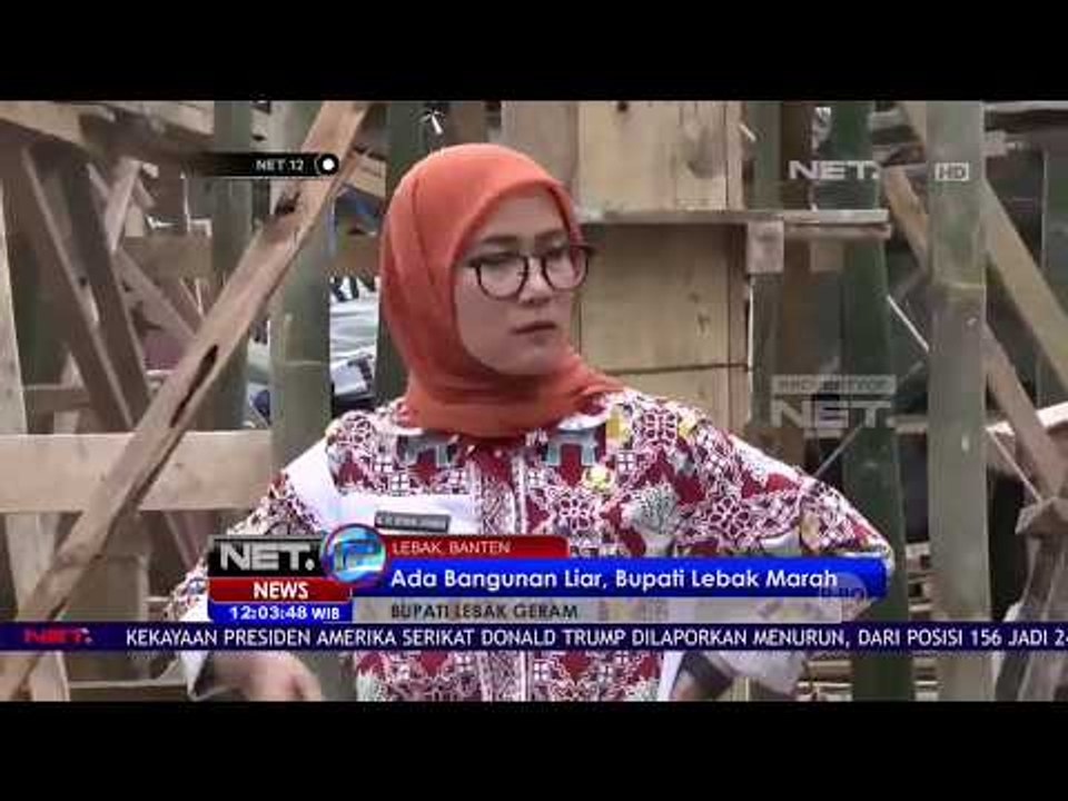 Video Viral Bupati Lebak Marah Marah Karena Bangunan Liar - NET12