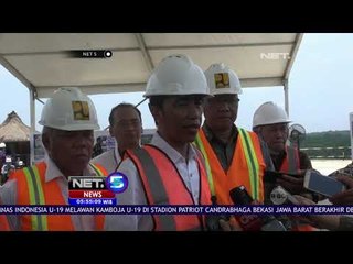 Presiden Tinjau Langsung Pembangunan Waduk Karian di Banten - NET5