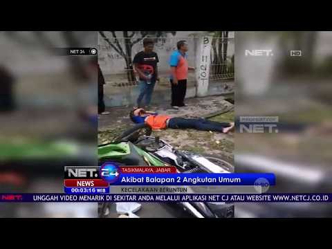 Angkutan Umum Saling Balapan, Tabrakan Beruntun Tak Terelakkan - NET24