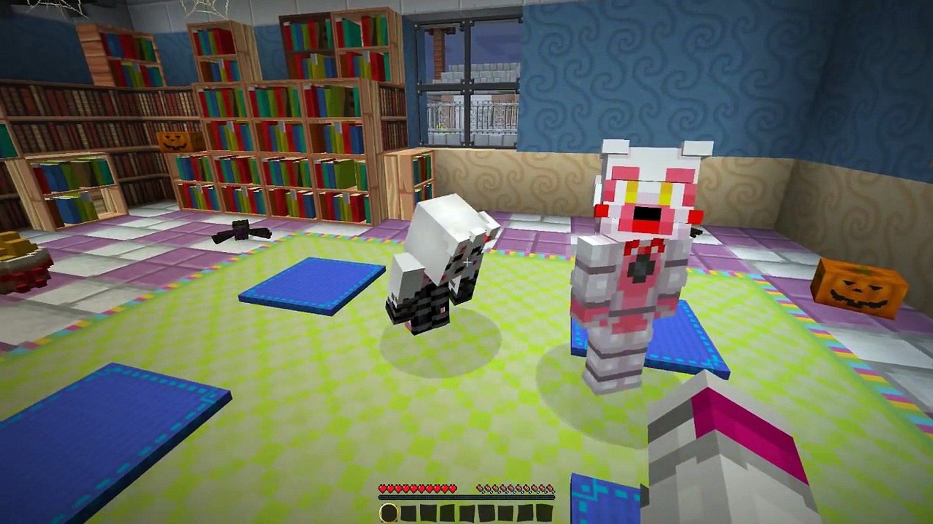 Minecraft FNAF: Funtime Foxy and Lolbit Reunited! (Minecraft