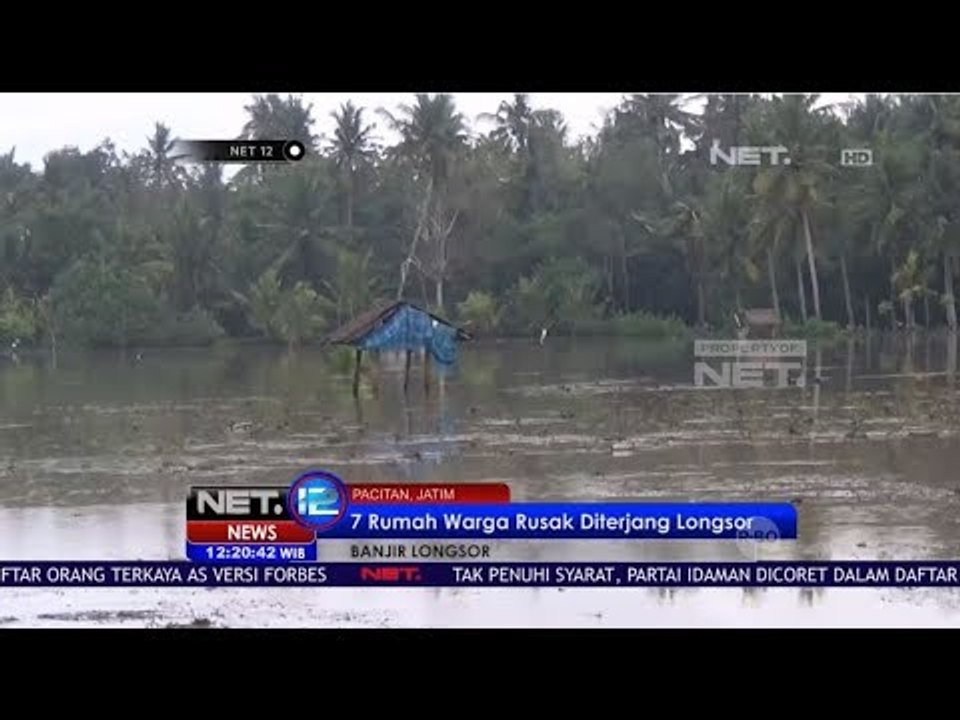 Hujan Deras di Bali Akibatkan Puluhan Rumah dan Sawah Terendam - NET12
