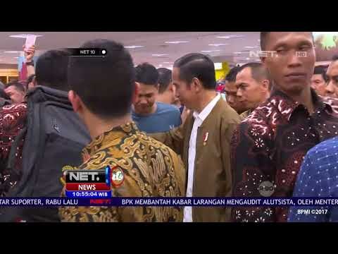Presiden Jokowi Mengunjungi Mal di Palembang - NET10