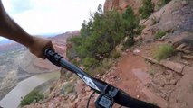 DONT LOOK DOWN - Mountain Biking Portal Trail - Moab, Utah
