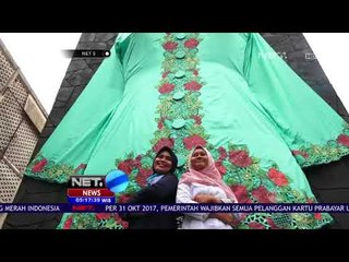 WOW!! Kebaya Raksasa Jadi Rebutan Selfie NET5